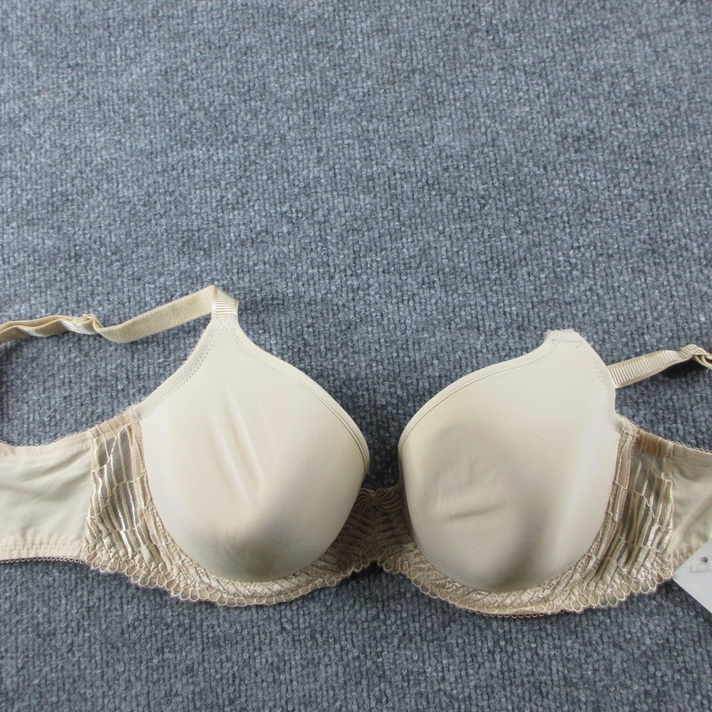 Wacoal T-Shirt Bra Womens 32DD Beige Lightly Lined Molded Underwire Lace‎ Tee